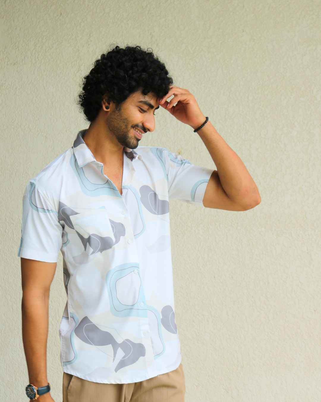 ALURE PRINTED HALF SLEEVE SHIRT