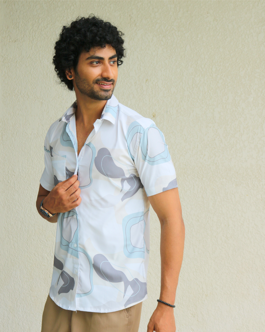 ALURE PRINTED HALF SLEEVE SHIRT